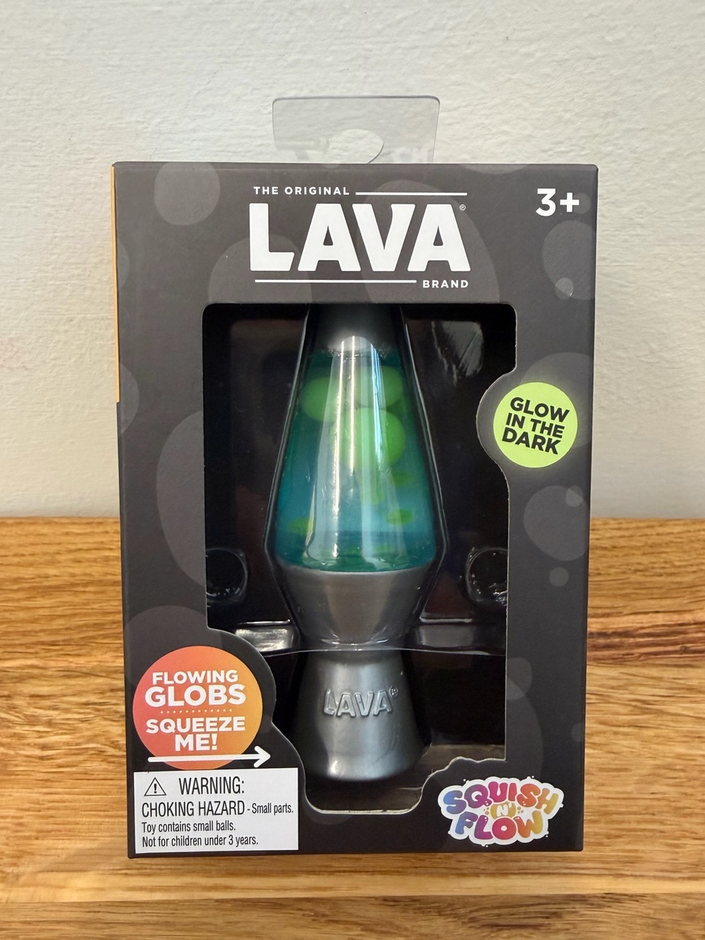 Schylling 4 Inch Squish N' Flow Lava Lamp - Squishy Squeeze Fidget Toy